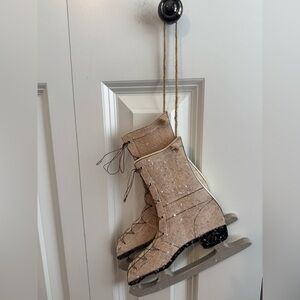 Primitives by Kathy Tan and Black Ice Skate Decor